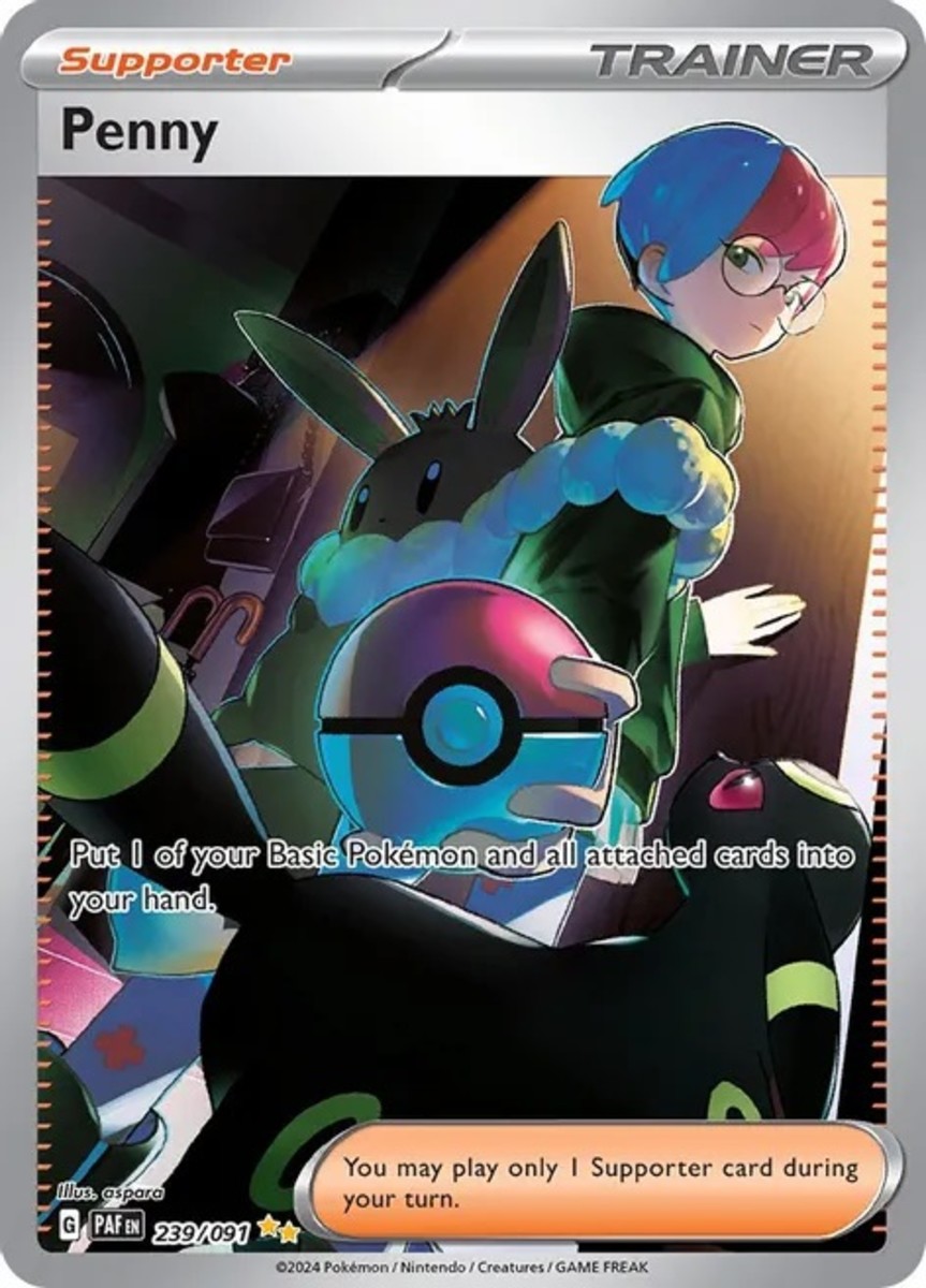Penny in paldean fates TCG set